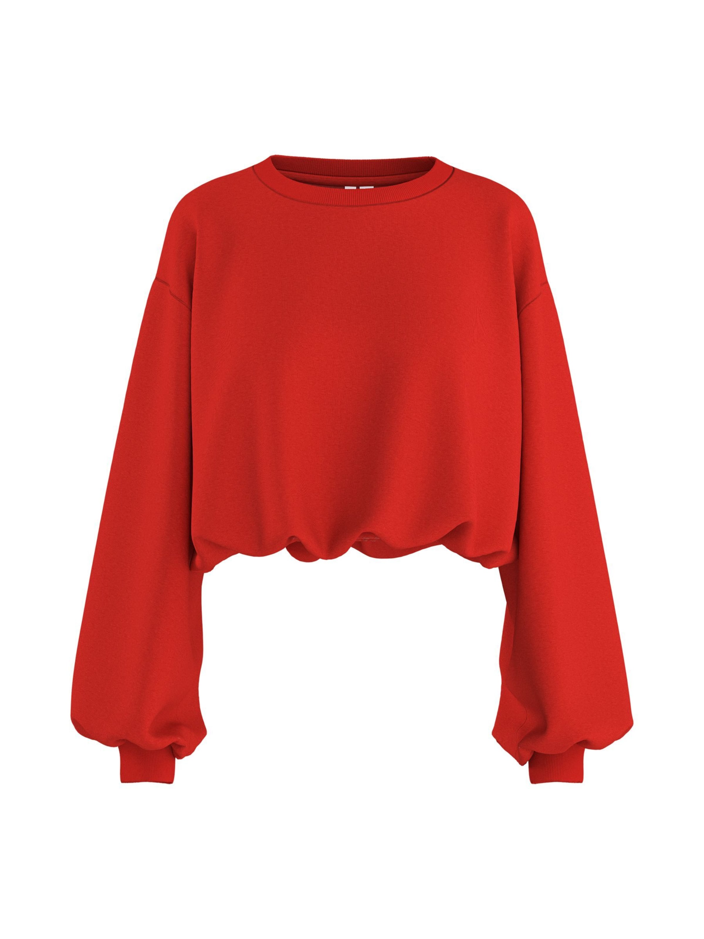 Sweat-shirt 'HDLinea Ballon' HYPEDROP en rouge : devant