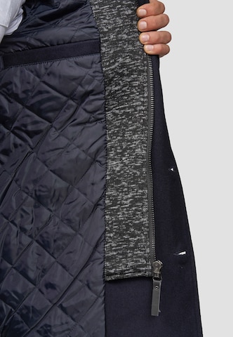 INDICODE JEANS Between-seasons coat 'Cliff' in Blue