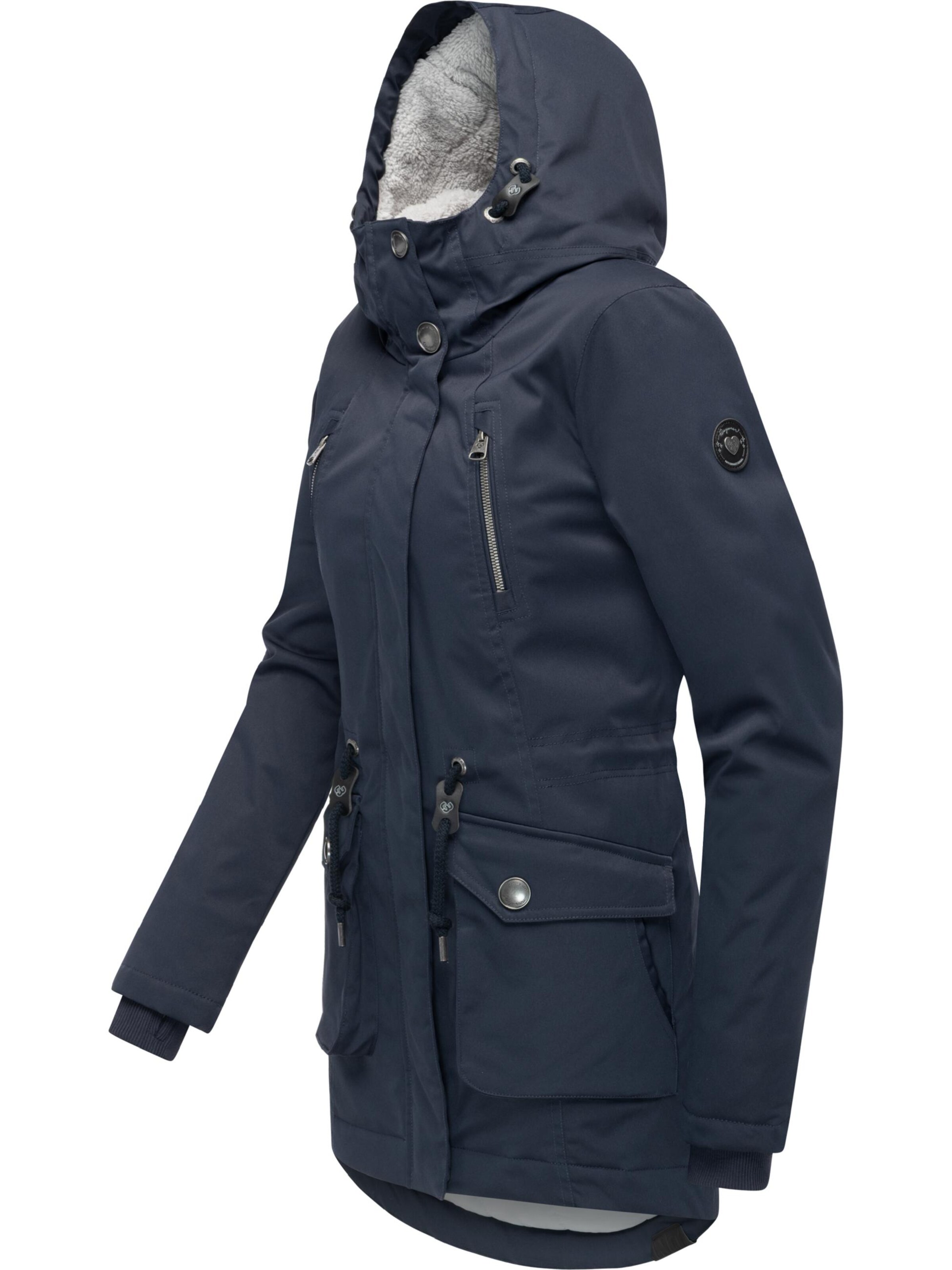 Ragwear Wintermantel 'Ellsa' in Blau