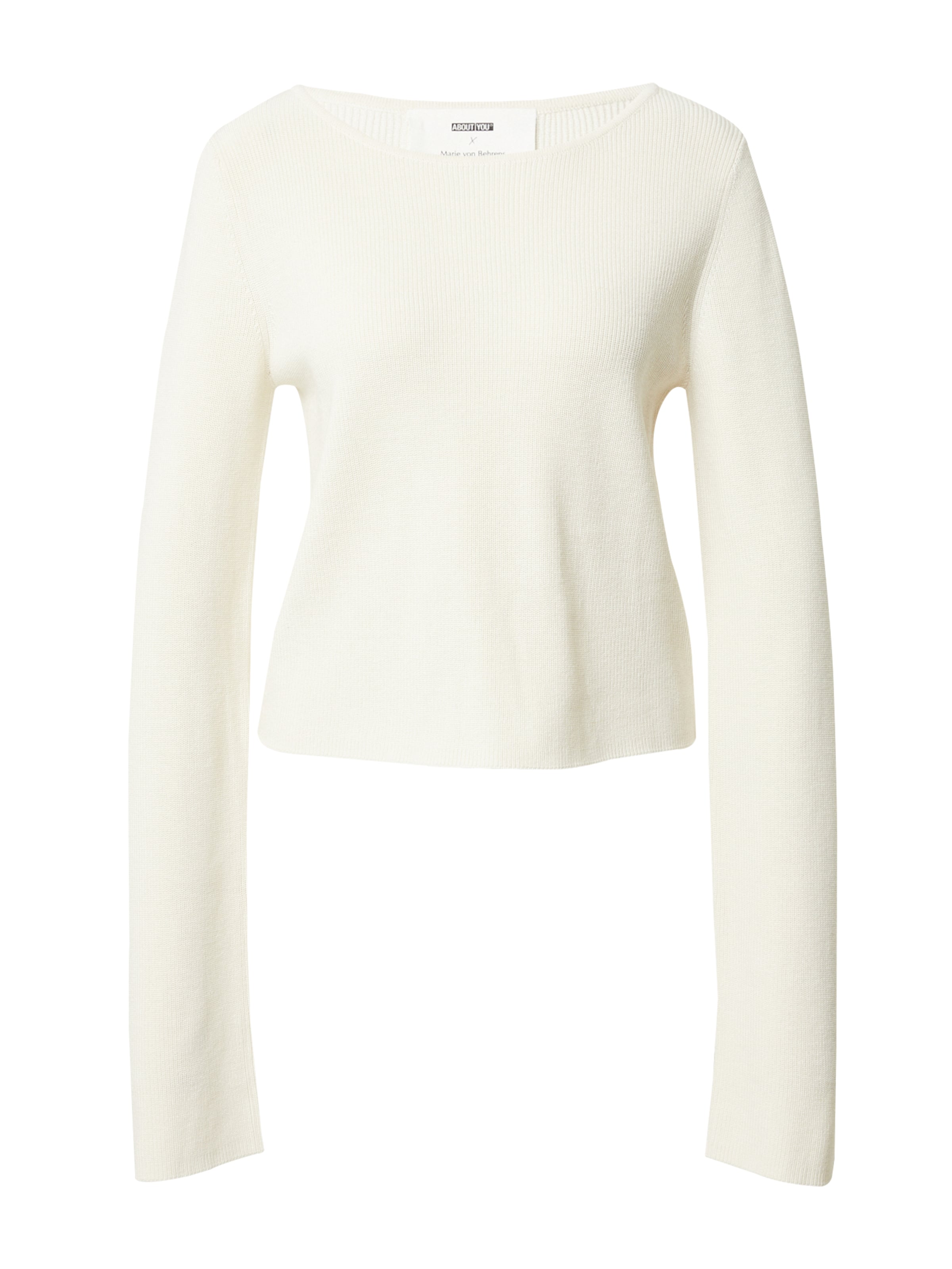 ABOUT YOU x Marie von Behrens Tröja &#x27;Melinda&#x27; i vit: framsida