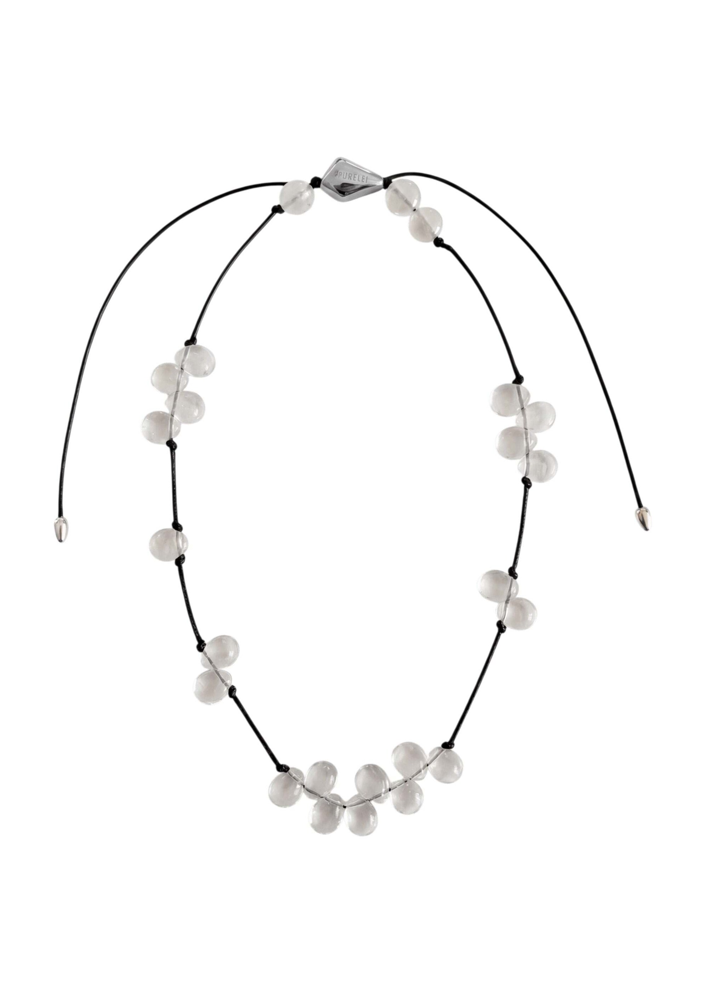 PURELEI Ketting 'Clarity' in 40 - 45cm in de kleur Zilver, Productweergave