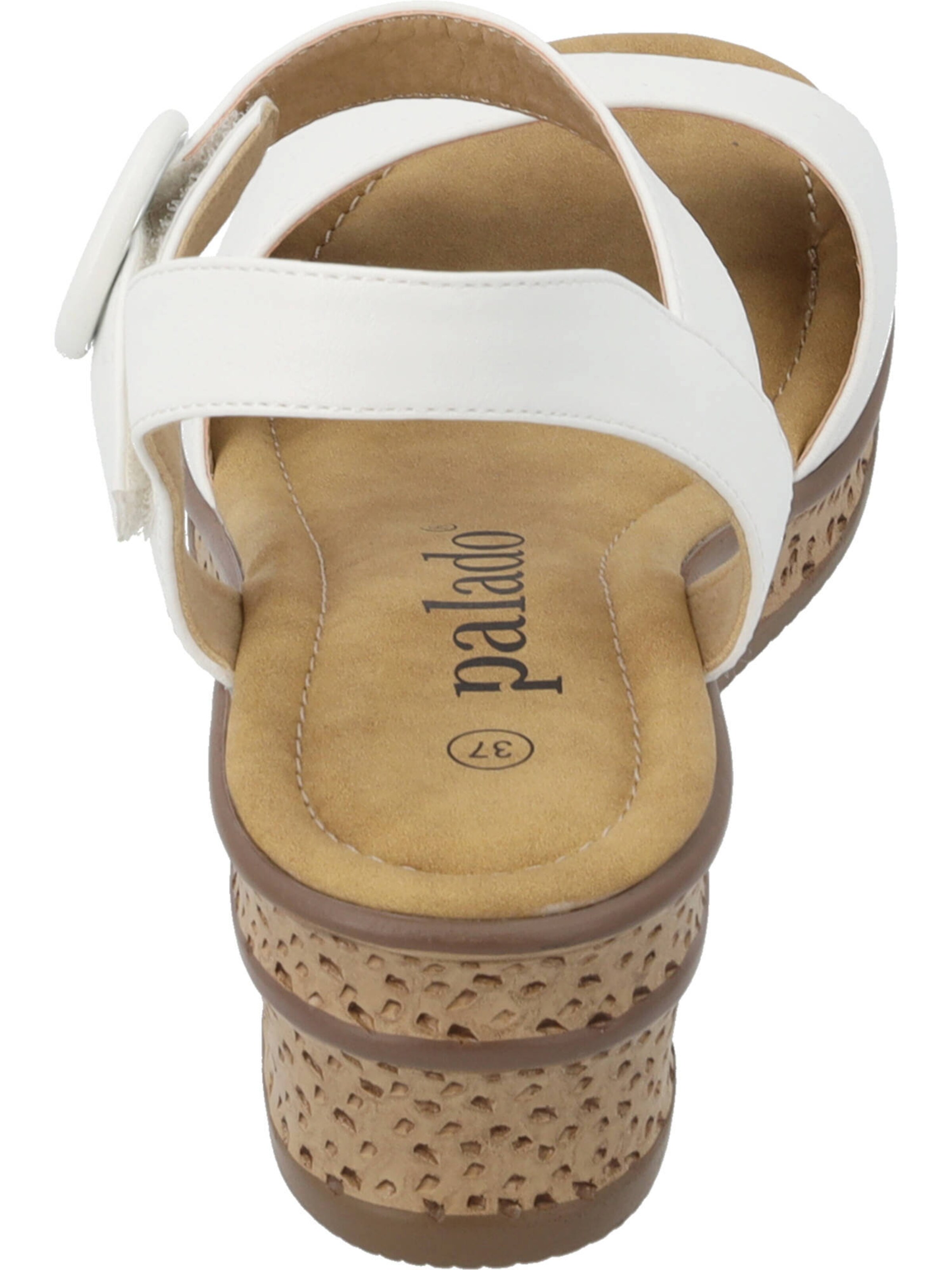 Palado Sandalen met riem 'Helys' in Wit