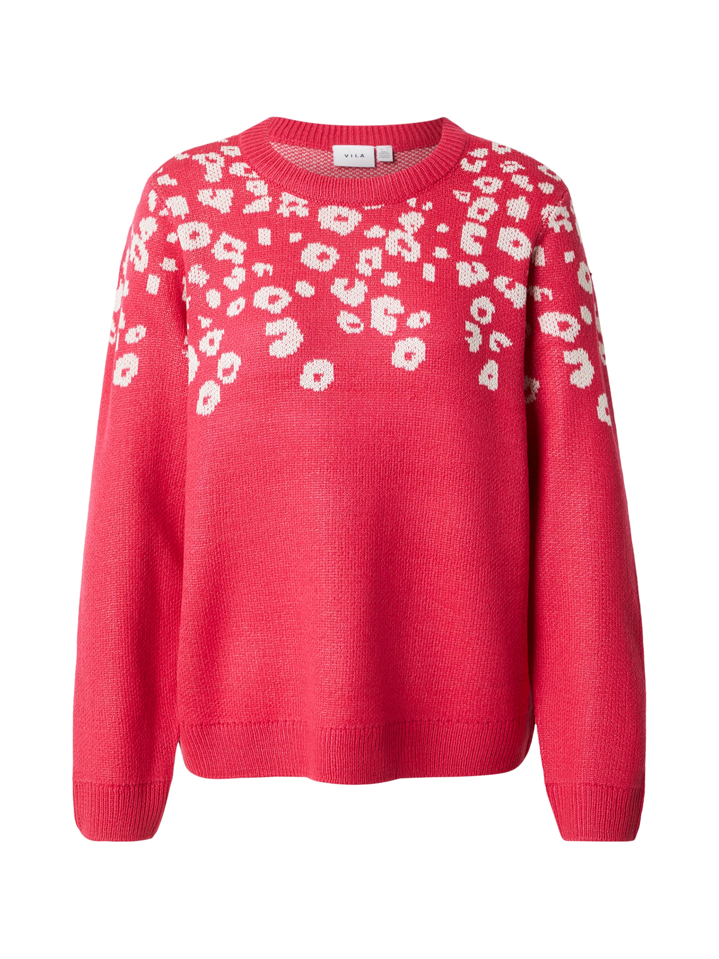 VILA Sweater 'VILELEO' in Pink: front