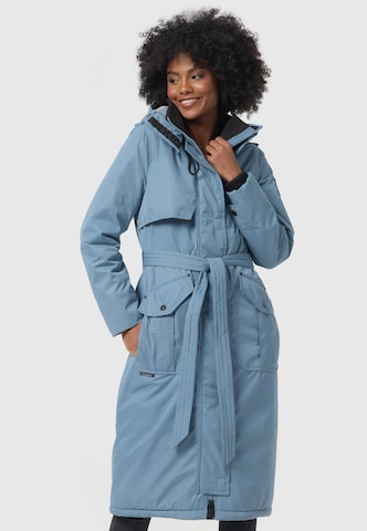 Manteau d’hiver NAVAHOO en bleu : devant