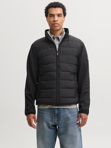 JACK & JONES Overgangsjakke 'JJETATE' i sort: forside