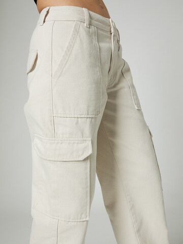 A LOT LESS - Pierna ancha Pantalón 'Frances' en beige