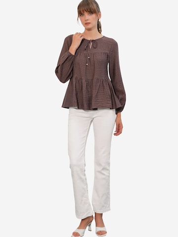 Bigdart - Blusa em castanho