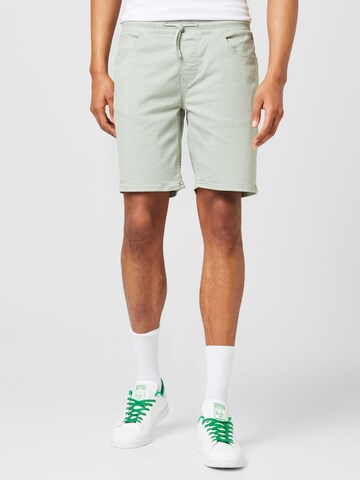BLEND Regular Trousers in Green: front