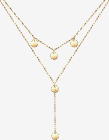 ELLI Necklace 'Geo' in Gold: front