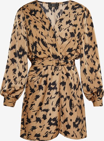 Robe de cocktail faina en beige : devant