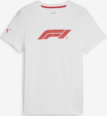 T-Shirt fonctionnel 'F1® ESS Motorsport' PUMA en blanc : devant