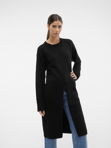 VERO MODA Knitted dress 'PHILLIS' in Black: front