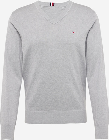 Pull-over TOMMY HILFIGER en gris : devant