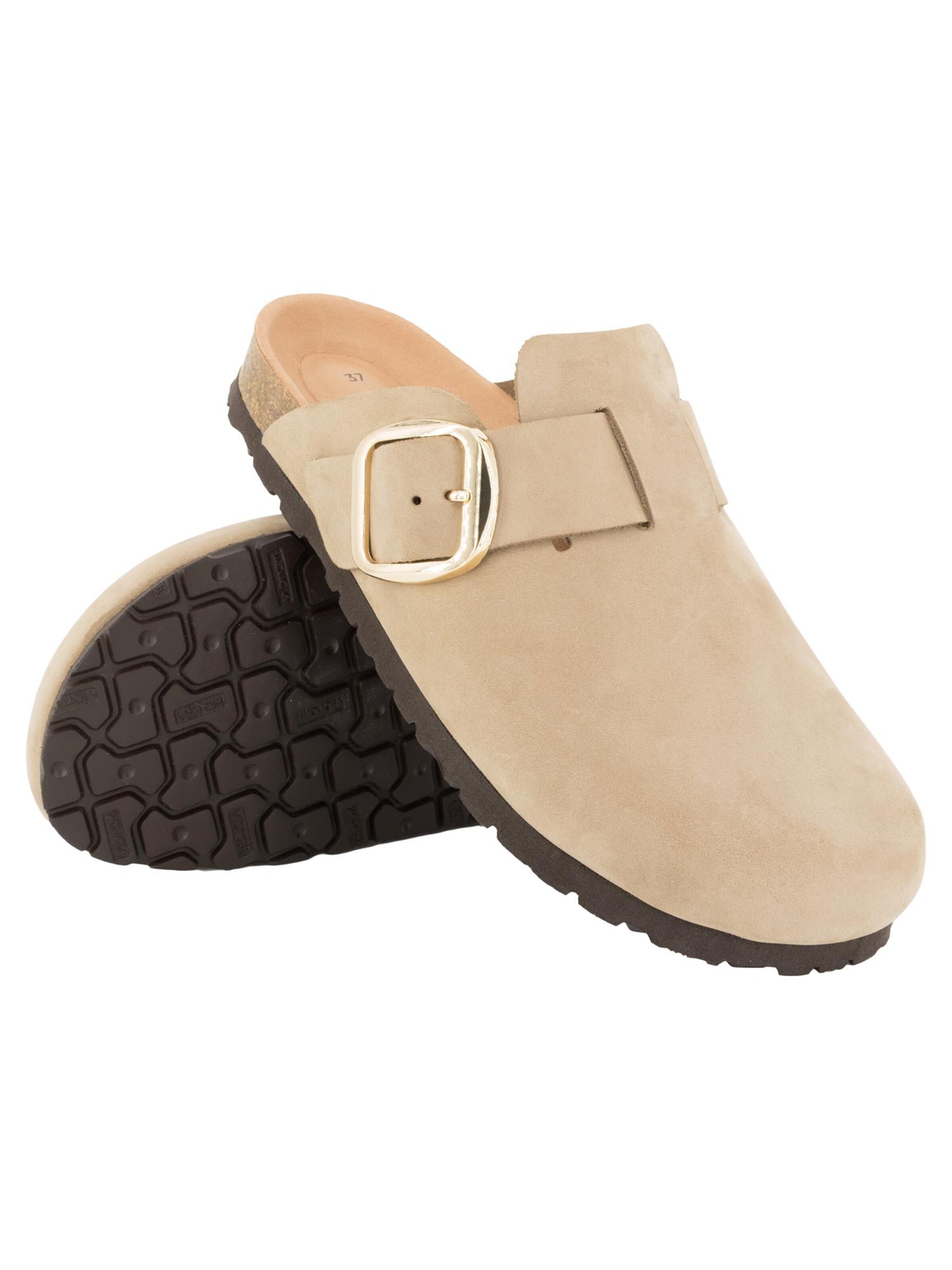 Piece Of Mind Clogs 'Comfort' in Beige