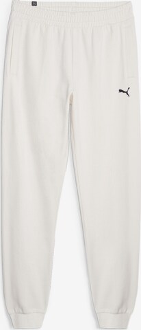 PUMA Tapered Pants in White: front