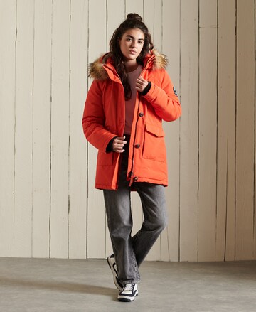 Superdry Winter Jacket in Orange