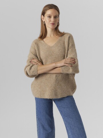 Pull-over 'JULIE' VERO MODA en marron : devant