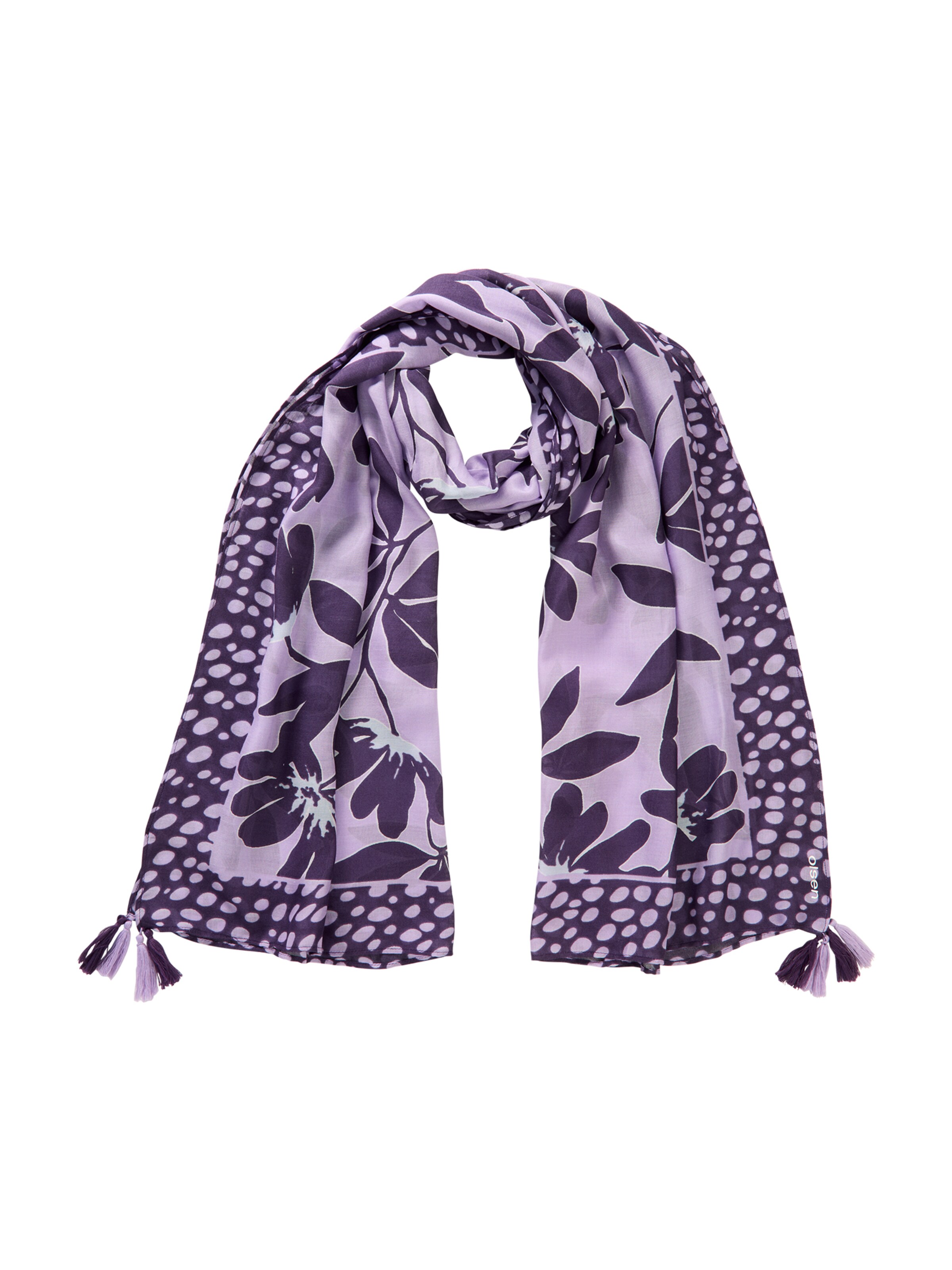 Olsen Scarf in Purple: front