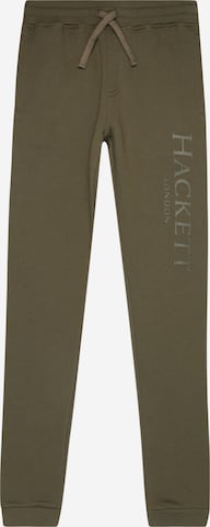 Hackett London Tapered Pants in Green: front