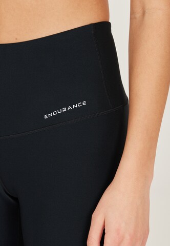 ENDURANCE Slim fit Workout Pants 'Puglia' in Black