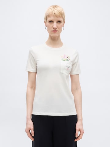 T-shirt 'ONLPOLLY' Only Tall en blanc : devant