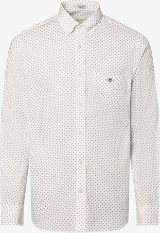 GANT Regular Fit Businesshemd in Beige: predná strana