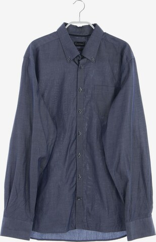 Bruun & Stengade Button Up Shirt in XL in Blue: front