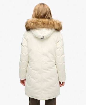 Parka d’hiver 'Everest' Superdry en blanc