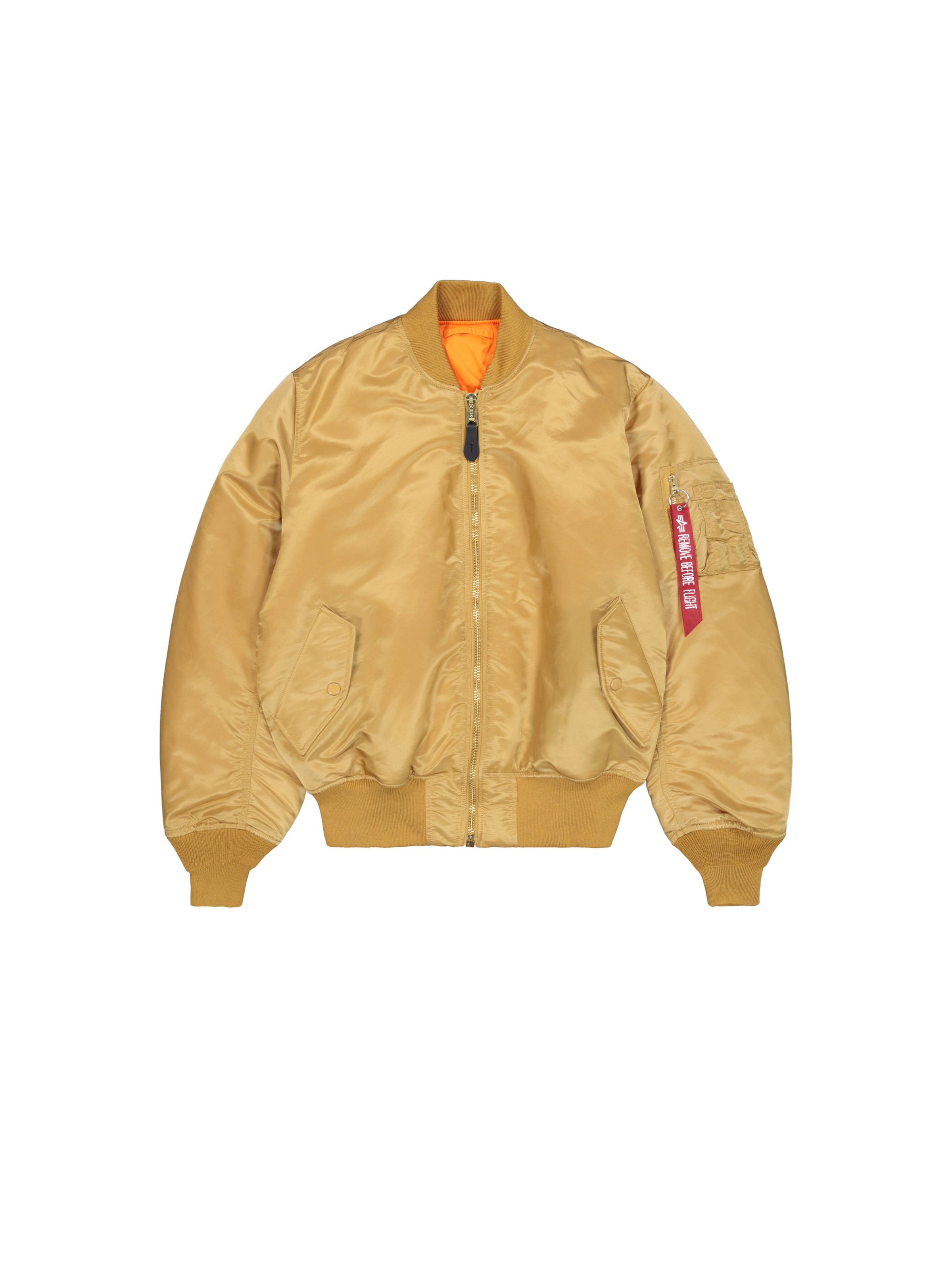 ALPHA INDUSTRIES - Chaqueta de invierno 'MA-1 Heritage' en oro: frente