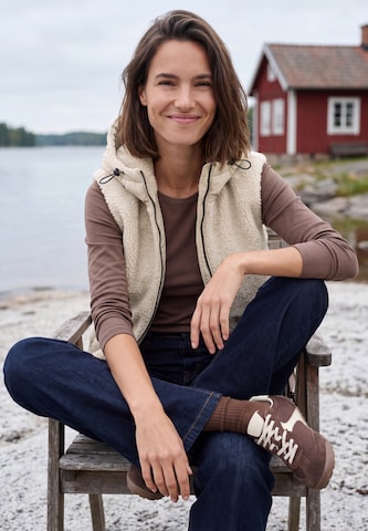 Gilet di CECIL in beige: frontale