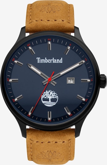 TIMBERLAND Analoog horloge 'SOUTHFORD' in de kleur Blauw / Lichtbruin / Zwart, Productweergave