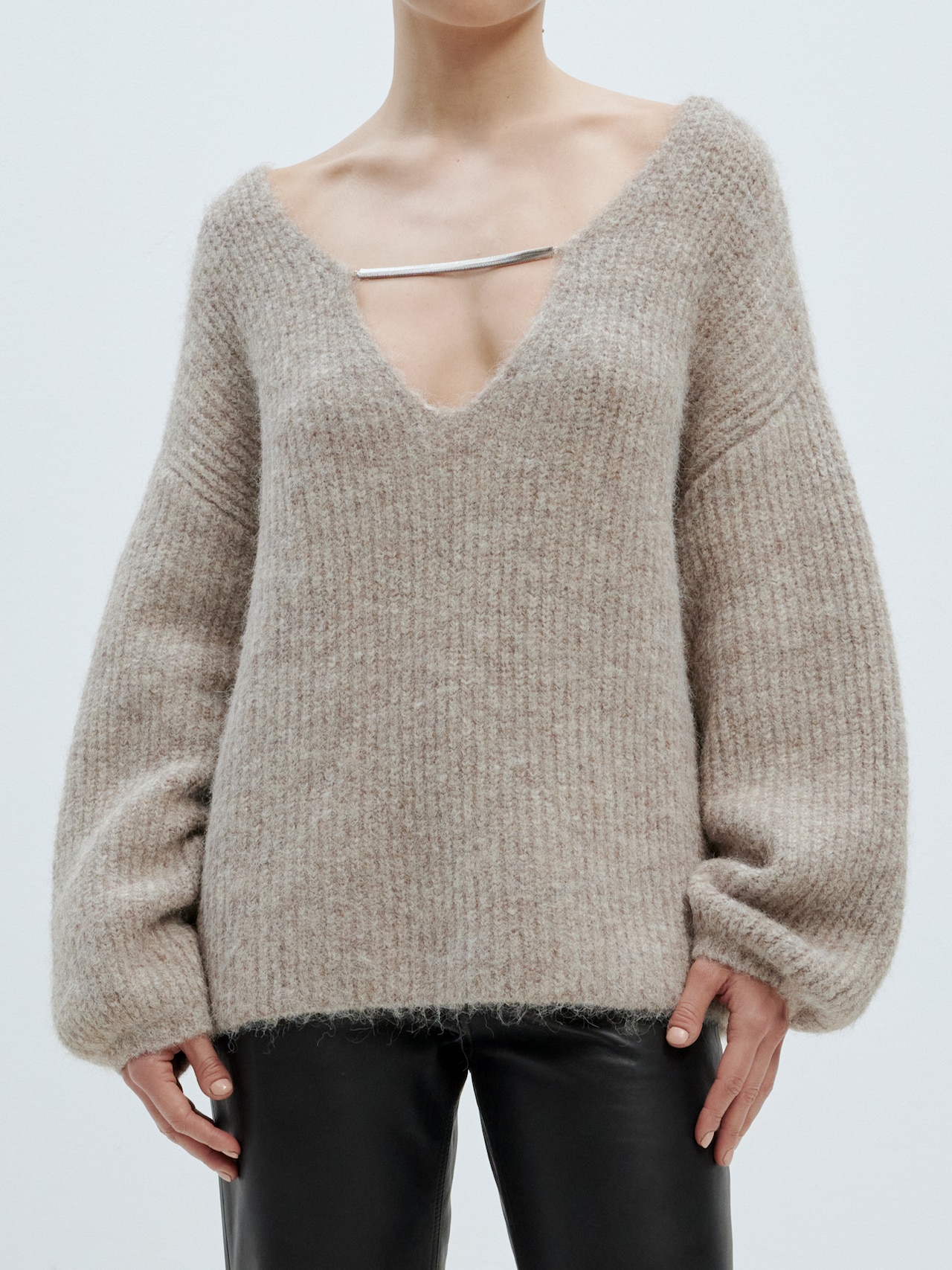 EDITED Produkte Pullover 'Solea' beigemeliert