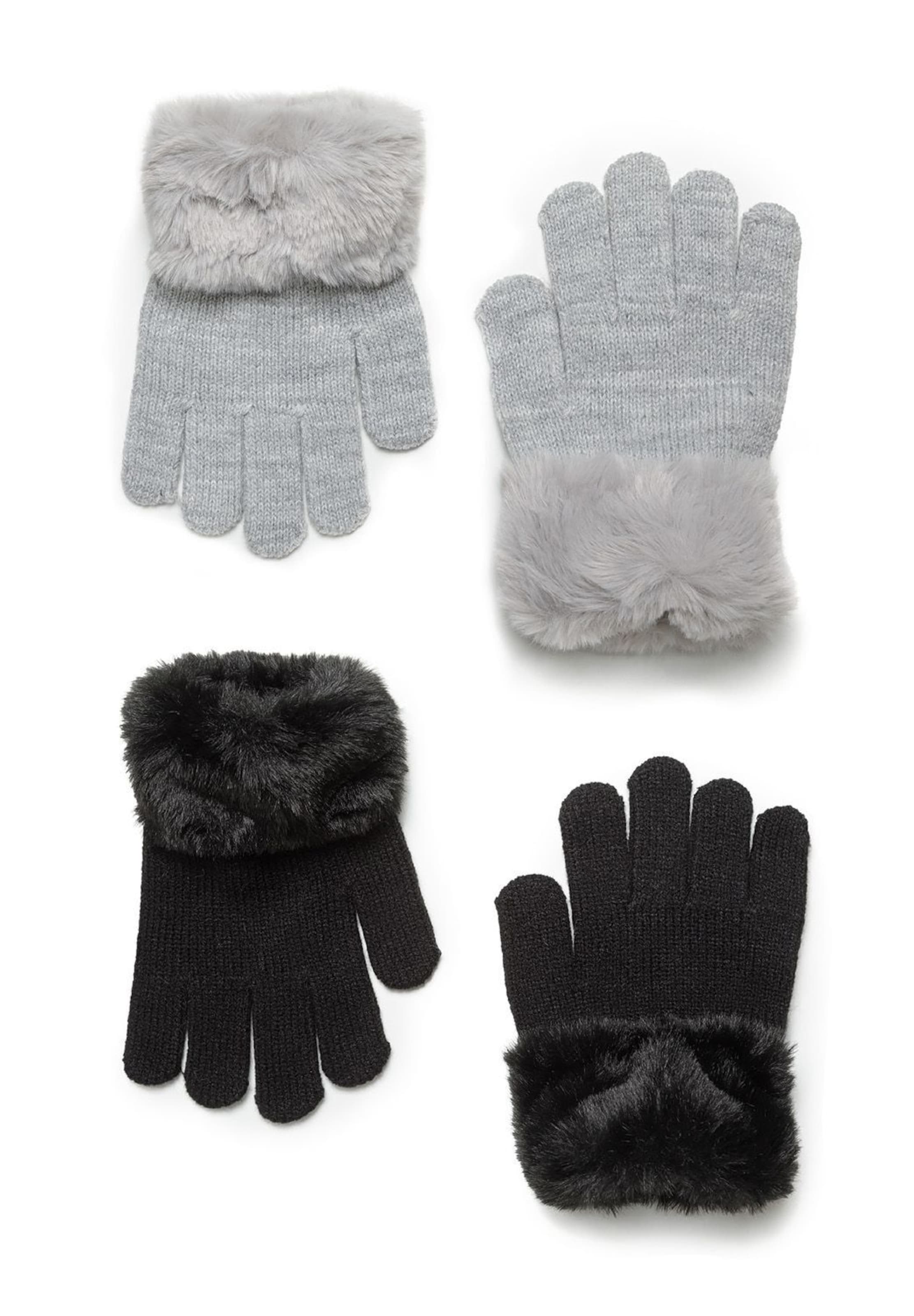 MINOTI Rękawiczki w kolorze szary: przód