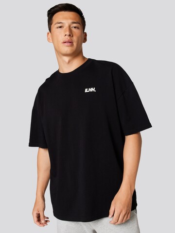 ILHH - Camiseta 'Tino' en negro: frente