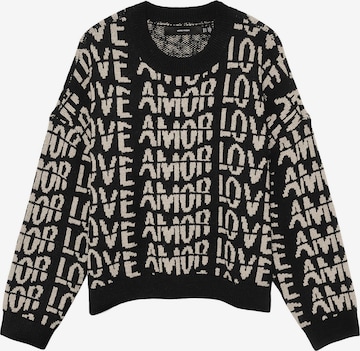 VERO MODA Trui 'VMLove' in Zwart: voorkant