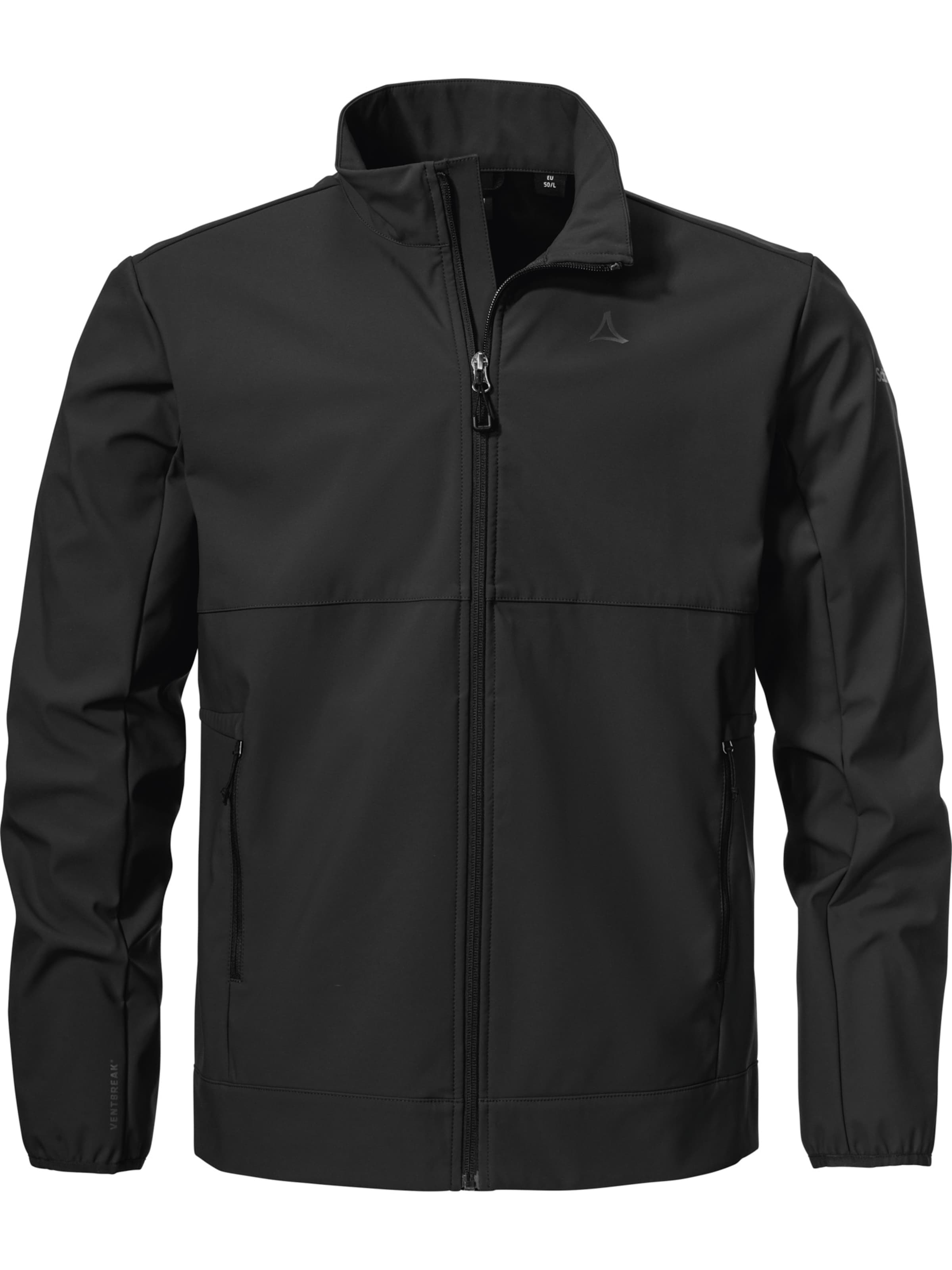 Veste outdoor Schöffel en noir : devant