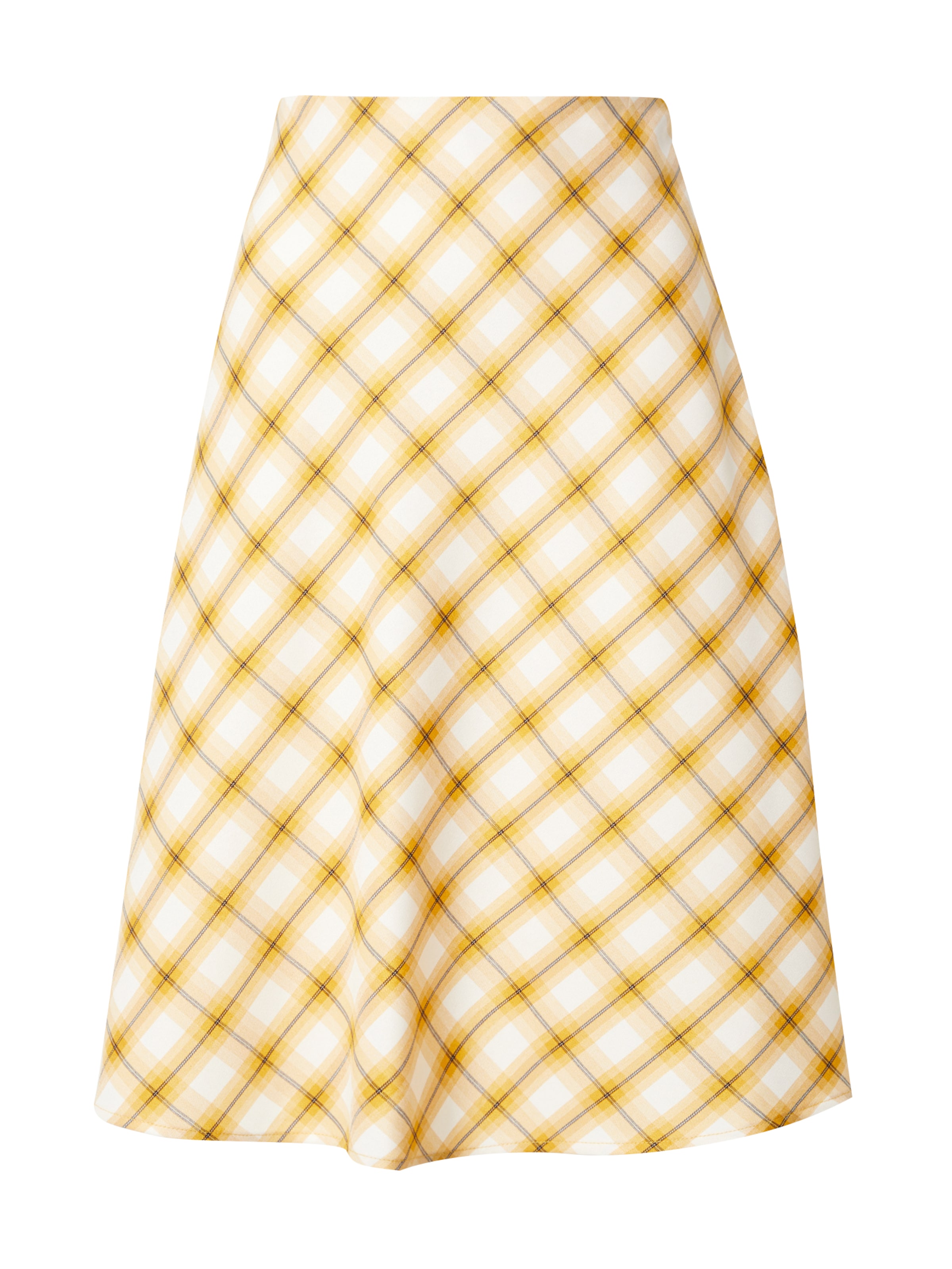 Bella x ABOUT YOU Svārki 'Fanny', krāsa - brūns / dzeltens / balts, Preces skats