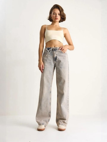 Wide leg Pantaloni 'Hose' di Bianco Lucci in grigio