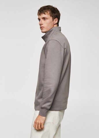 MANGO MAN Sweatshirt 'Lofta' in Grey