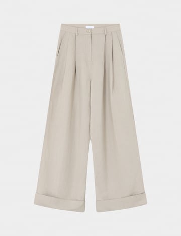 2NDDAY Loose fit Pleat-front trousers 'Mari' in Beige: front