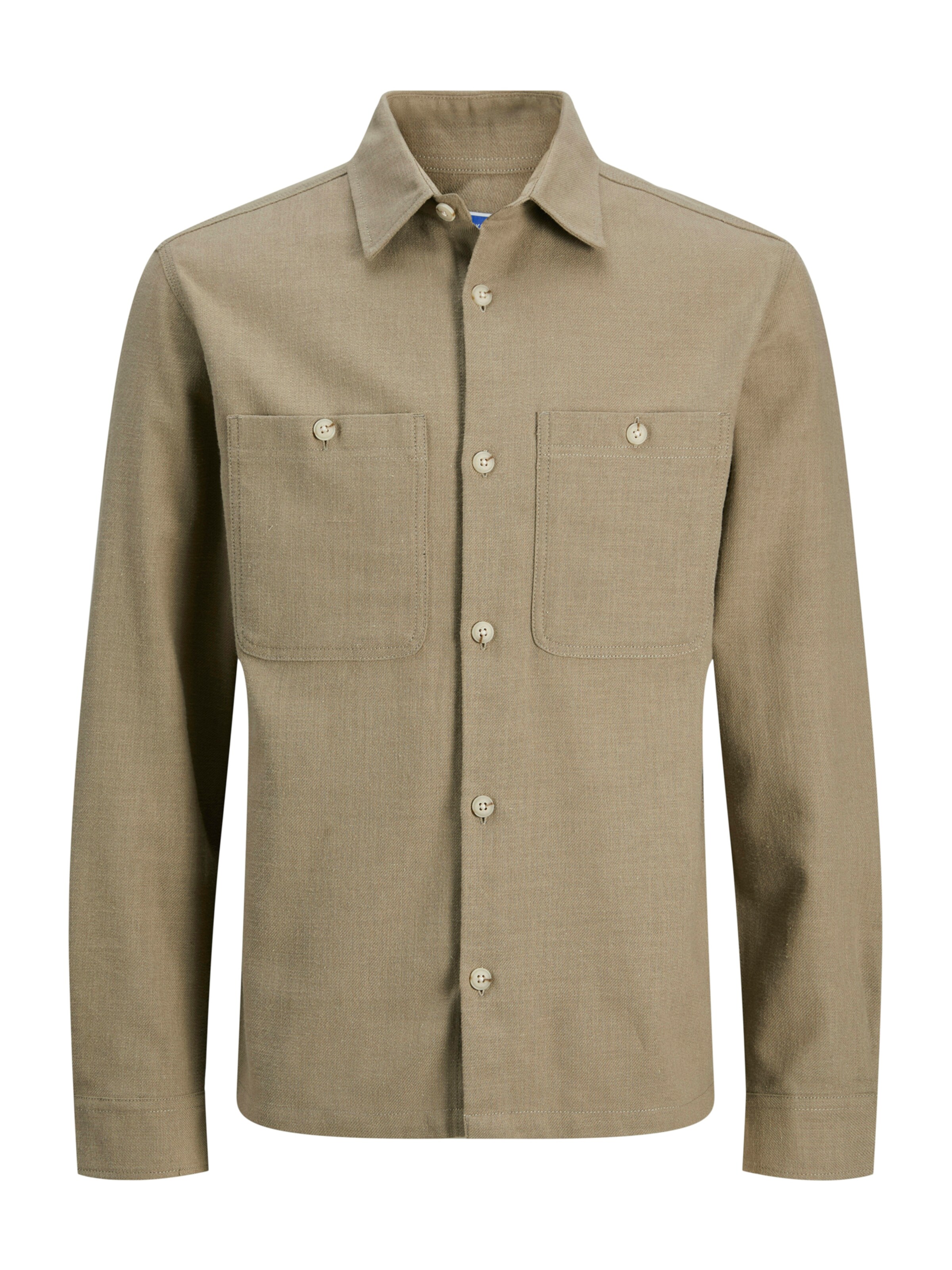 Coupe regular Chemise 'JPRBLUrayle' JACK & JONES en vert : devant