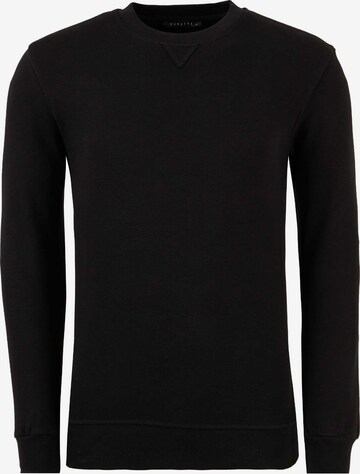 Sweat-shirt Buratti en noir : devant