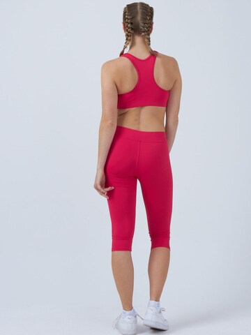 SPORTKIND Skinny Leggings '3/4 Leggings'‌‌‌‌‌ in Pink