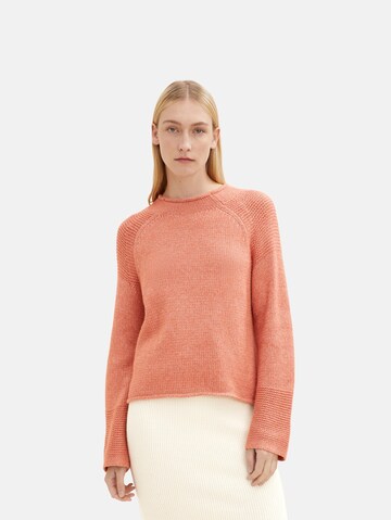 TOM TAILOR Sweater in Red: front