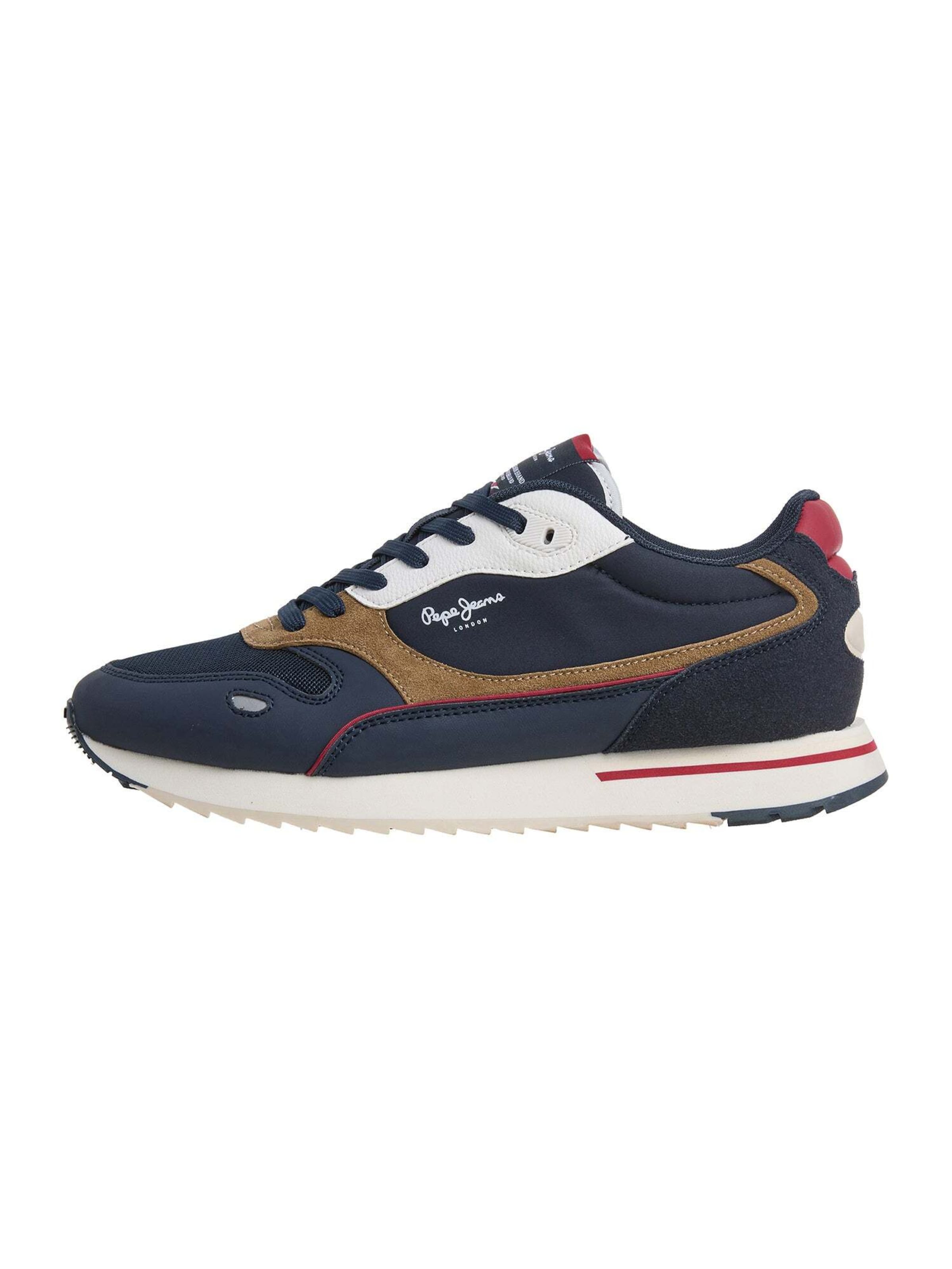 Pepe Jeans Sneakers laag ' BEXLEY ESSENCE' in Blauw: voorkant