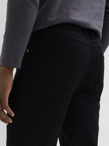 bonprix Regular Hose in Schwarz