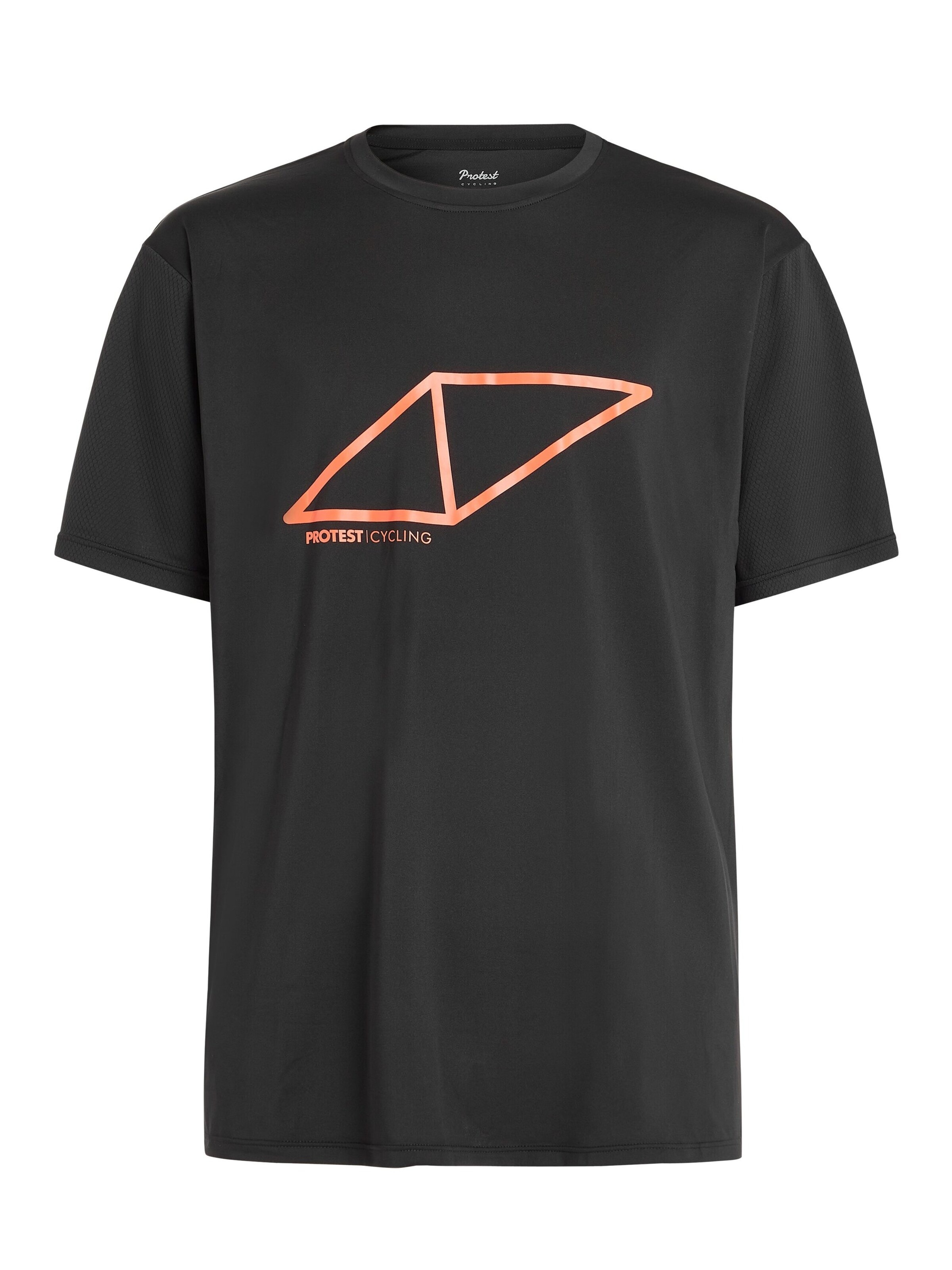 PROTEST Functioneel shirt 'PRTPOTTIER' in Zwart: voorkant