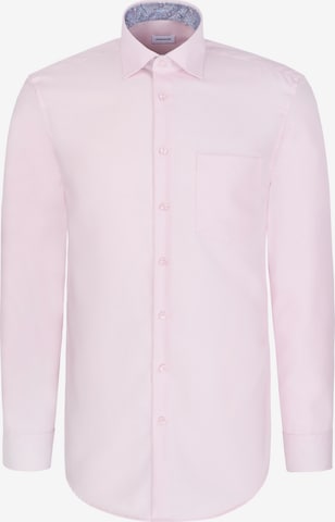 Chemise business SEIDENSTICKER en rose : devant