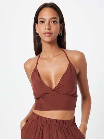 ABOUT YOU Top 'Lissi' in Brown: front