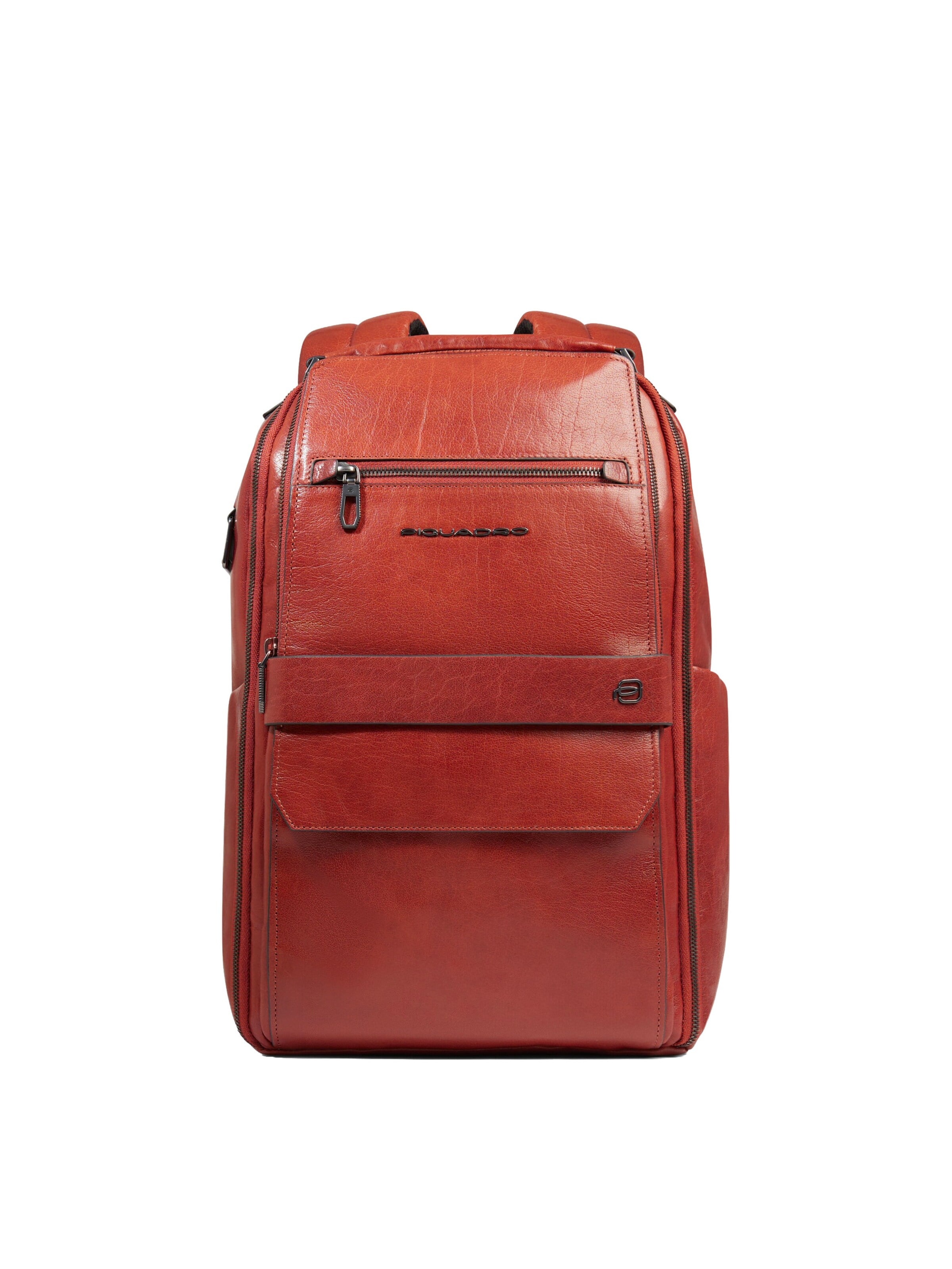Piquadro Backpack in Orange: front